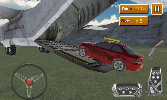 Play Firefighter Car Transporter 3D