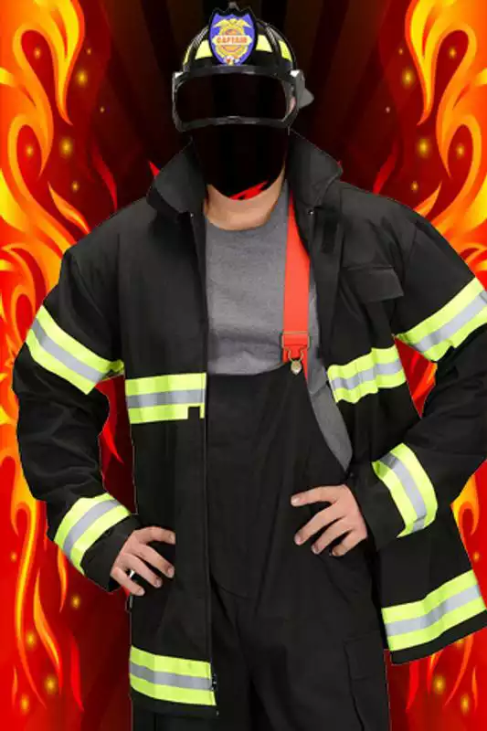 Play Firefighter Suit Photo Maker