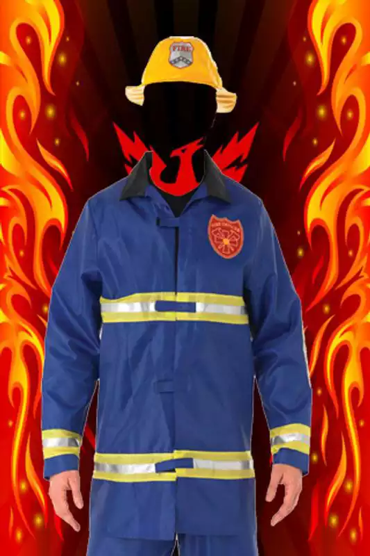 Play Firefighter Suit Photo Maker