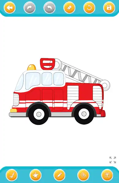 Play firefighter truck coloring  and enjoy firefighter truck coloring with UptoPlay