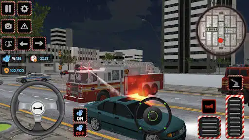 Play Fire Fighting Truck Simulator  and enjoy Fire Fighting Truck Simulator with UptoPlay