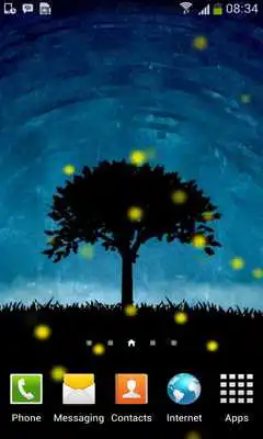 Play Fireflies Night Love LWP
