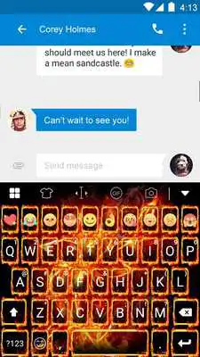Play Fire Flower Eva Keyboard -Gif