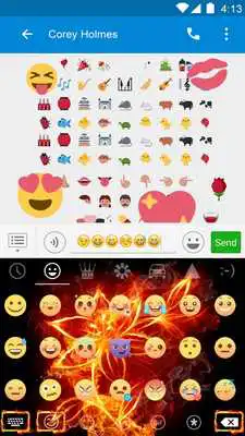 Play Fire Flower Eva Keyboard -Gif