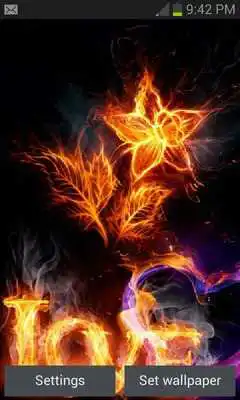 Play Fire Flower Love LWP