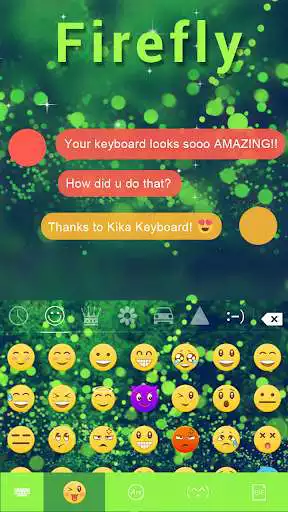 Play Firefly Kika Keyboard Theme as an online game Firefly Kika Keyboard Theme with UptoPlay