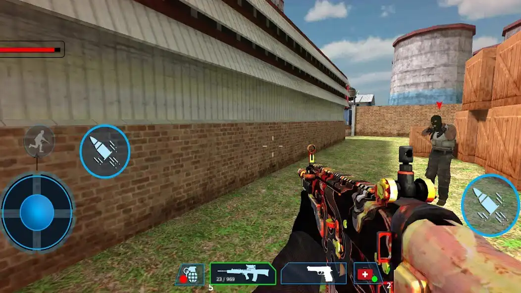 Play Fire Games: Offline Gun Games as an online game Fire Games: Offline Gun Games with UptoPlay