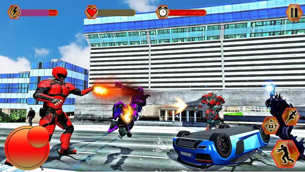 Play Fire Hero Robot: City Rescue  and enjoy Fire Hero Robot: City Rescue with UptoPlay
