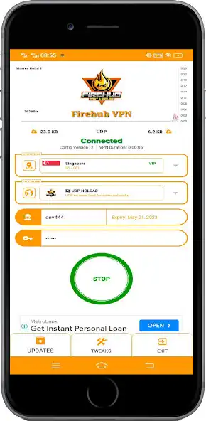 Play Firehub VPN as an online game Firehub VPN with UptoPlay