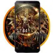 Free play online Fire Knight Locker Theme APK