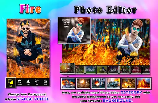 Play Fire Photo Editor