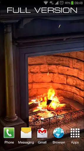 Play Fireplace 3D FREE lwp as an online game Fireplace 3D FREE lwp with UptoPlay