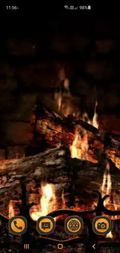 Play Fireplace Live Wallpaper