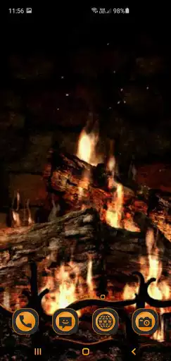 Play Fireplace Live Wallpaper