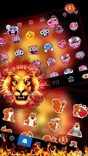 Play Fire Roar Lion Theme as an online game Fire Roar Lion Theme with UptoPlay