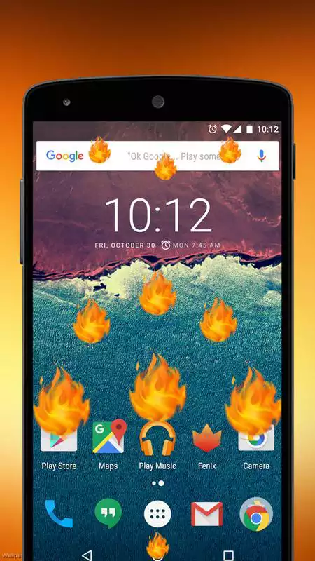 Play Fire Screen Touch Prank