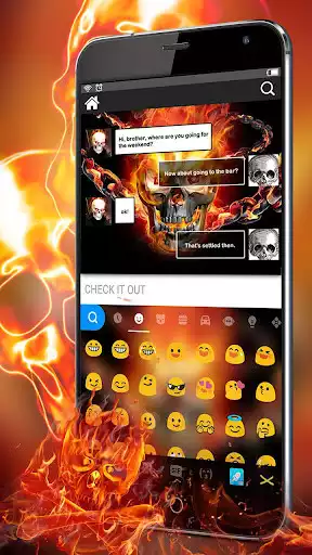 Play Fire Skull Theme as an online game Fire Skull Theme with UptoPlay