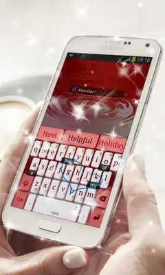 Play Fire star Keyboard Theme