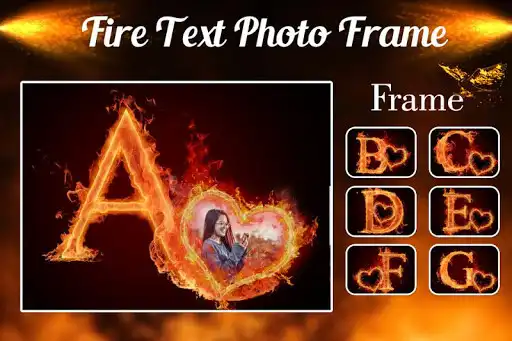 Play Fire Text Photo Frame Decoration Hindi as an online game Fire Text Photo Frame Decoration Hindi with UptoPlay