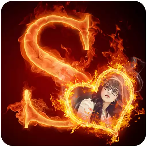 Free play online FireText Photo Frame APK