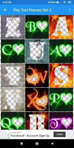 Play Fire Text Photo Frames Editor: as an online game Fire Text Photo Frames Editor: with UptoPlay