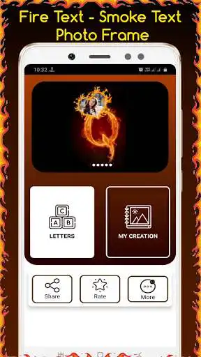 Play Fire Text Photo Frame - Smoke Text Photo Frame  and enjoy Fire Text Photo Frame - Smoke Text Photo Frame with UptoPlay