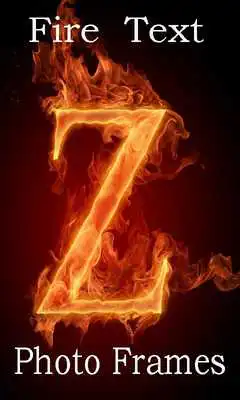 Play Fire Text Photo Frames New