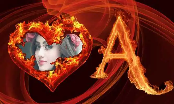 Play Fire Text Photo Frames New