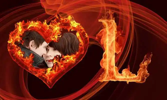 Play Fire Text Photo Frames New