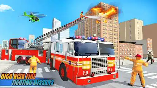 Play Fire Truck Sim: Driving Game  and enjoy Fire Truck Sim: Driving Game with UptoPlay
