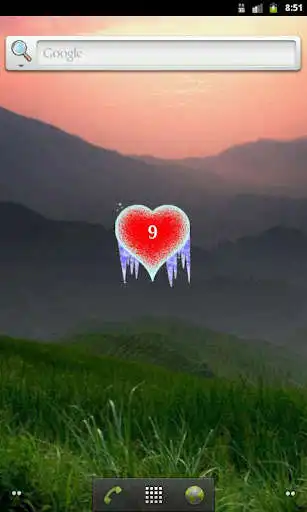 Play Fire vs ice Heart Battery 2x2
