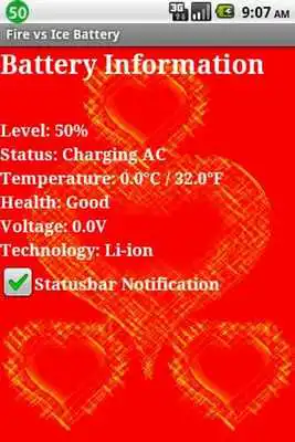 Play Fire vs ice Heart Battery 2x2