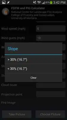 Play Fire weather calculator