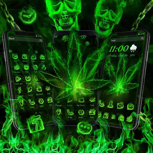 Play Fire Weed Rasta Themes HD Wallpapers 3D icons as an online game Fire Weed Rasta Themes HD Wallpapers 3D icons with UptoPlay