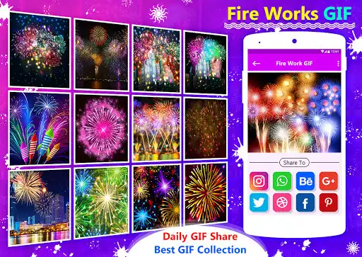 Play Firework GIF as an online game Firework GIF with UptoPlay
