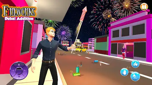 Play Fireworks Boy Simulator Dubai  and enjoy Fireworks Boy Simulator Dubai with UptoPlay