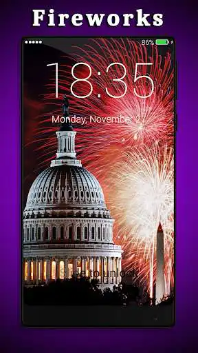 Play Fireworks Lock Screen Keyboard  and enjoy Fireworks Lock Screen Keyboard with UptoPlay