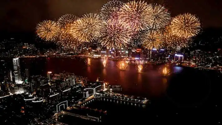Play Fireworks Photo Frame