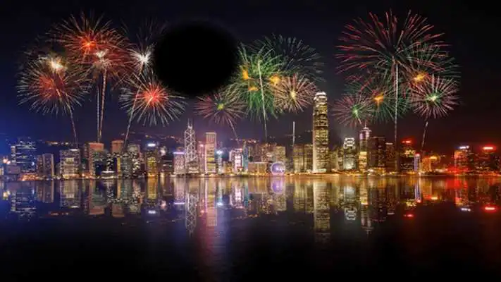 Play Fireworks Photo Frame