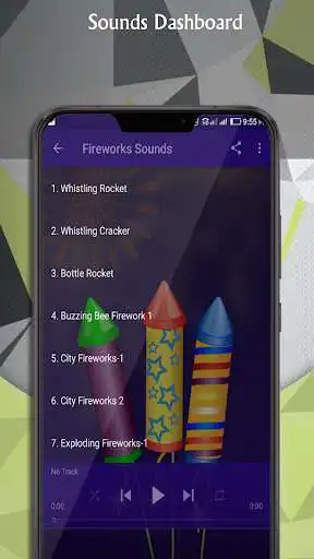 Play Fireworks Sounds as an online game Fireworks Sounds with UptoPlay