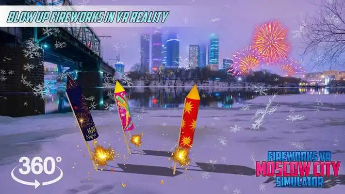 Play Fireworks VR Moscow City Simulator