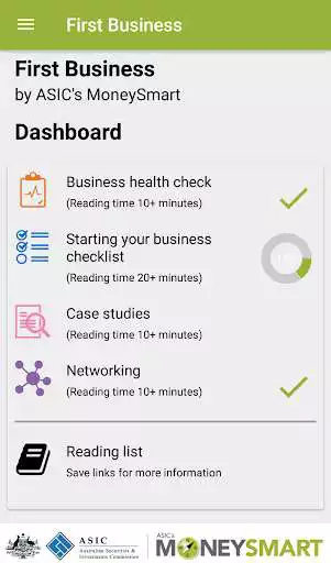 Play APK First Business  and enjoy First Business with UptoPlay au.gov.asic.FirstBusiness