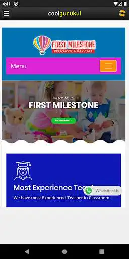 Play FirstMilestone Parent Connect App as an online game FirstMilestone Parent Connect App with UptoPlay