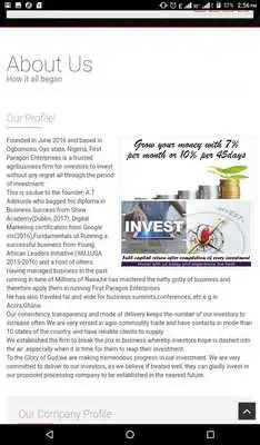 Play First Paragon Enterprises(FPE)