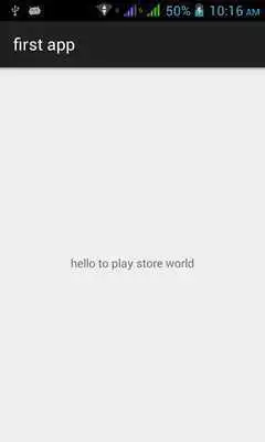 Play First Play Store App