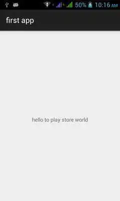 Play First Play Store App