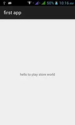 Play First Play Store App