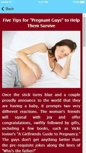 Play First Pregnancy Tips as an online game First Pregnancy Tips with UptoPlay
