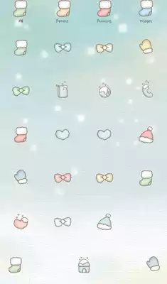 Play First snowy day Dodol Theme