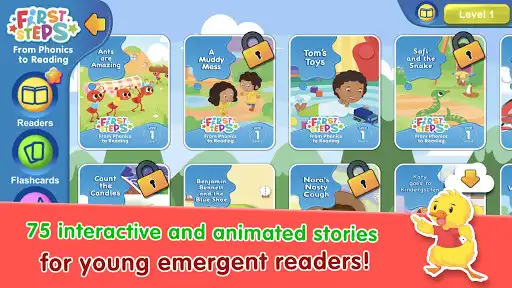 Play FIRST STEPS From Phonics to Reading  and enjoy FIRST STEPS From Phonics to Reading with UptoPlay